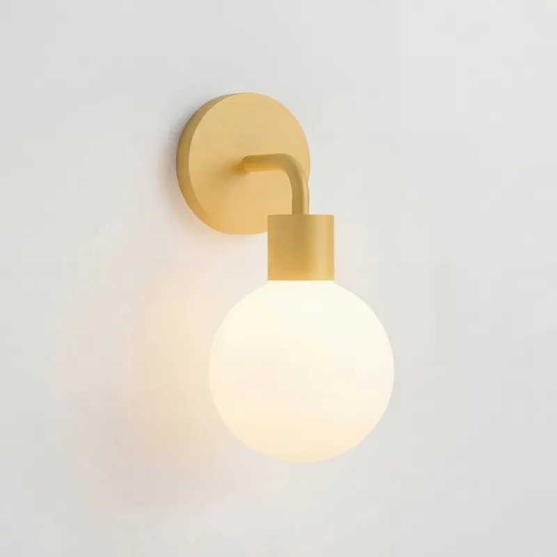 Seppo Minimalist Macaron Globe Wall Light