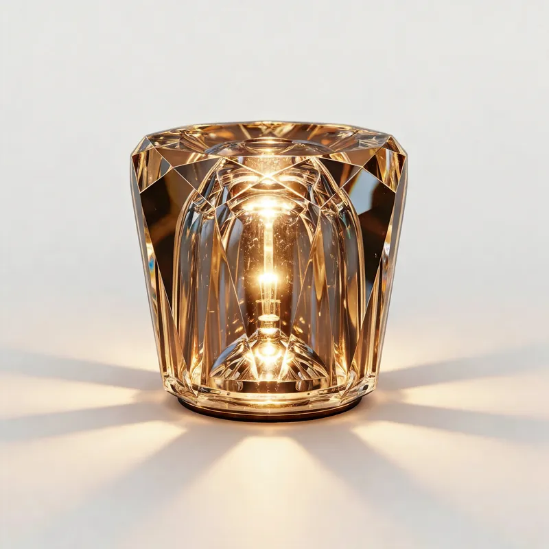 Kamila Modern Crystal Glass Table Light