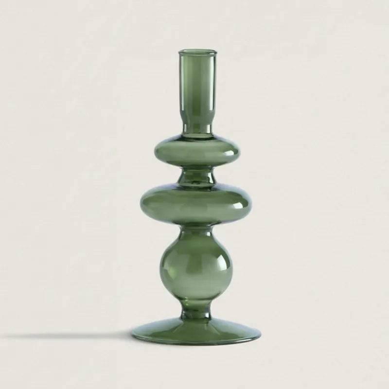 Neriah Minimalist Blowed Glass Candle Holder