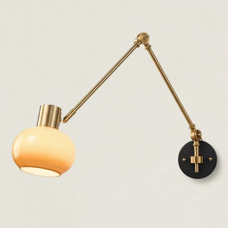 Beatrix Retro Removable Glass Wall Lamp