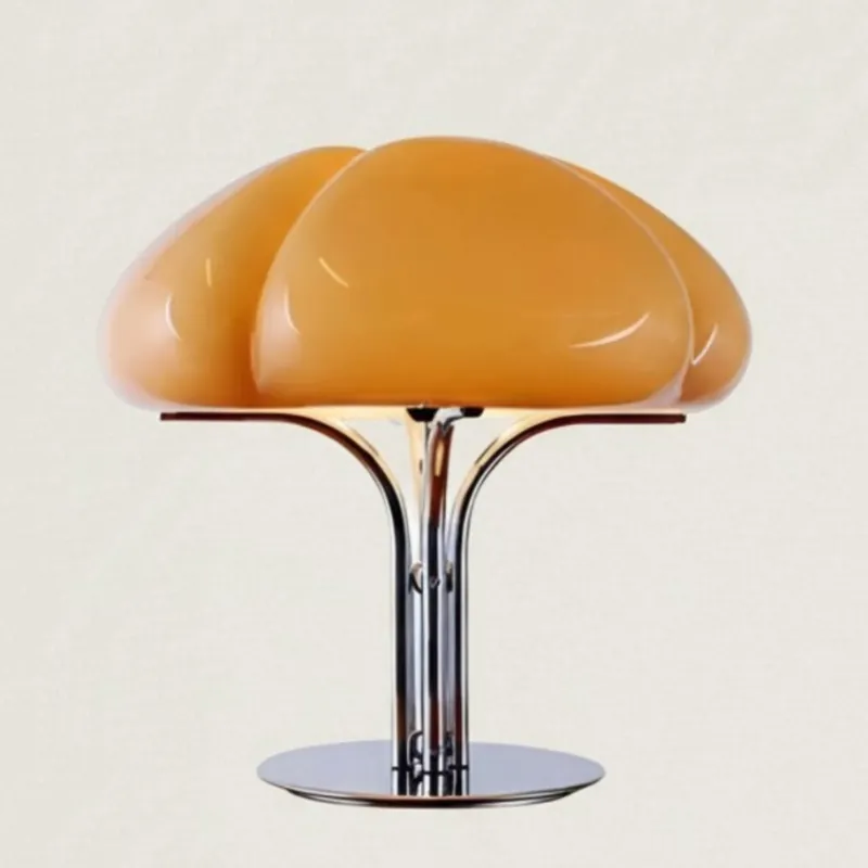 Evander Modern Mushroom Glass Table Lamp