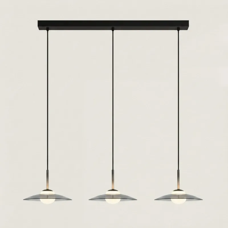 Aurelian Modern LED Glass Ring Pendant Lamp