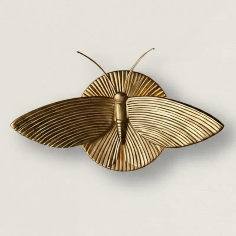 Alvaro Vintage Moth Shape Decorative Wall Lamp