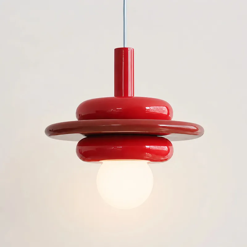 Olyra Modern Metal Colorful Layered Pendant Light