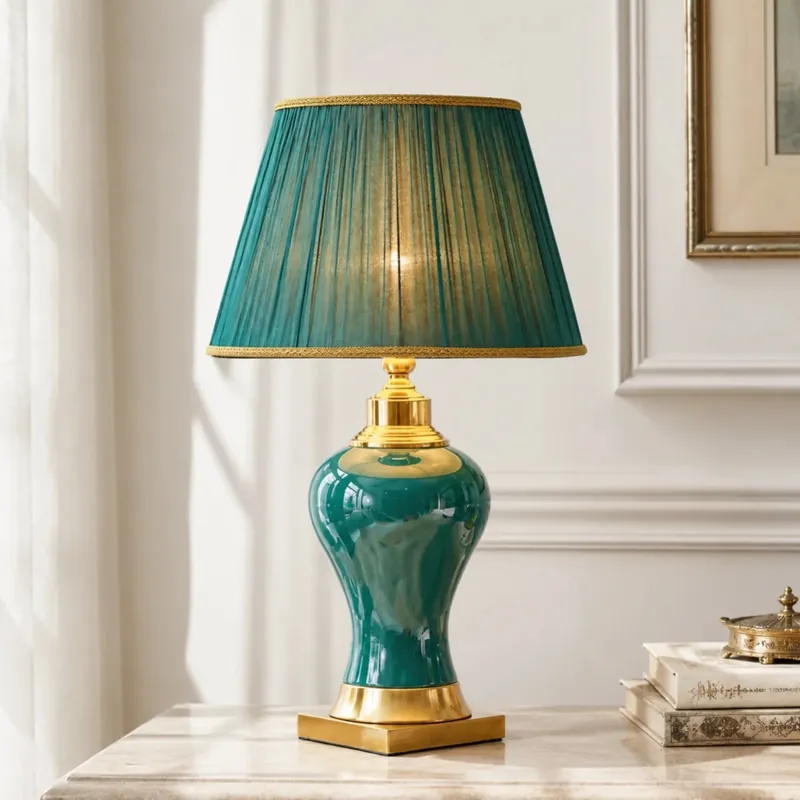 Lampe de table vintage en céramique Una