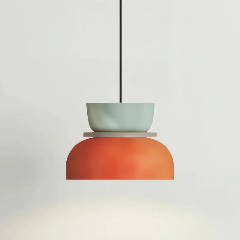 Lampe à suspension nordique Lucie Color Block 