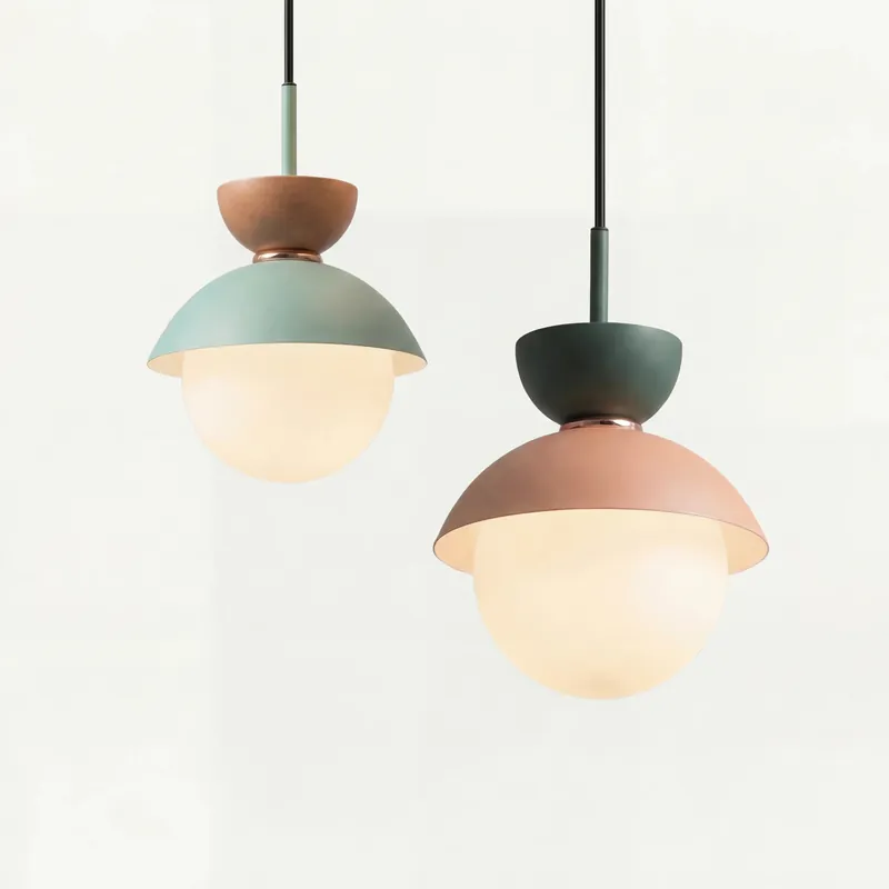 Lampe à suspension macaron Jasmila 