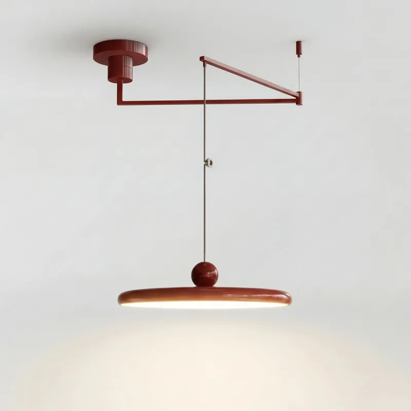Suspension à disque en acrylique avec bras pivotant réglable Orion