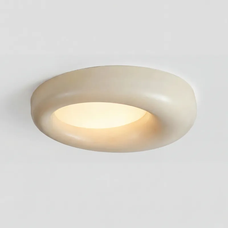 Plafonnier rond minimaliste en acrylique Elunara