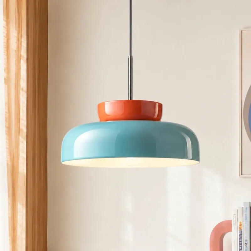 Faelyraen Macaron Suspension Luminaire en Céramique Colorée