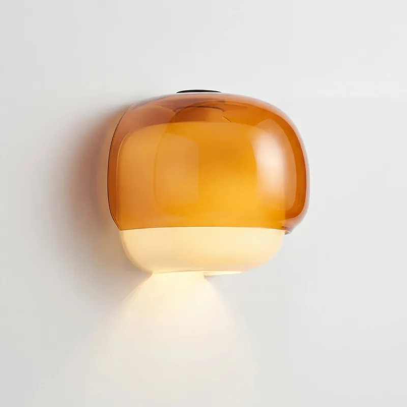 Orvenis Macaron Applique Murale en Verre Coloré