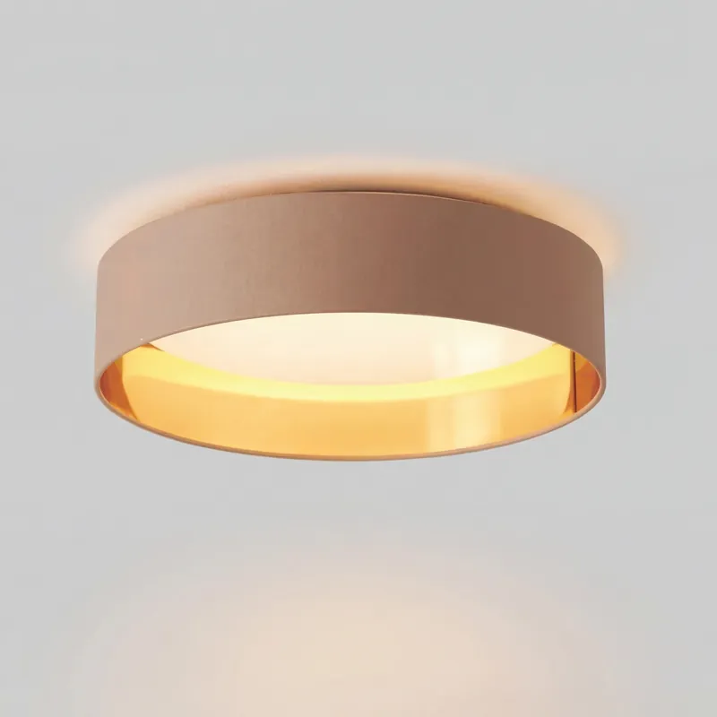 Plafonnier LED moderne en tissu Poul