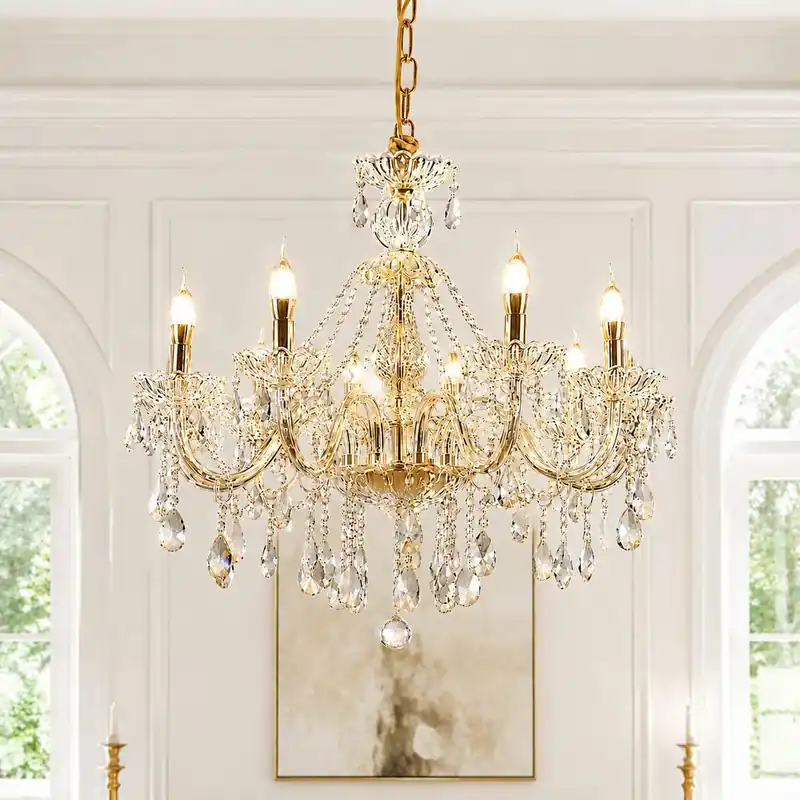 Lustre en cristal élégant moderne Layla