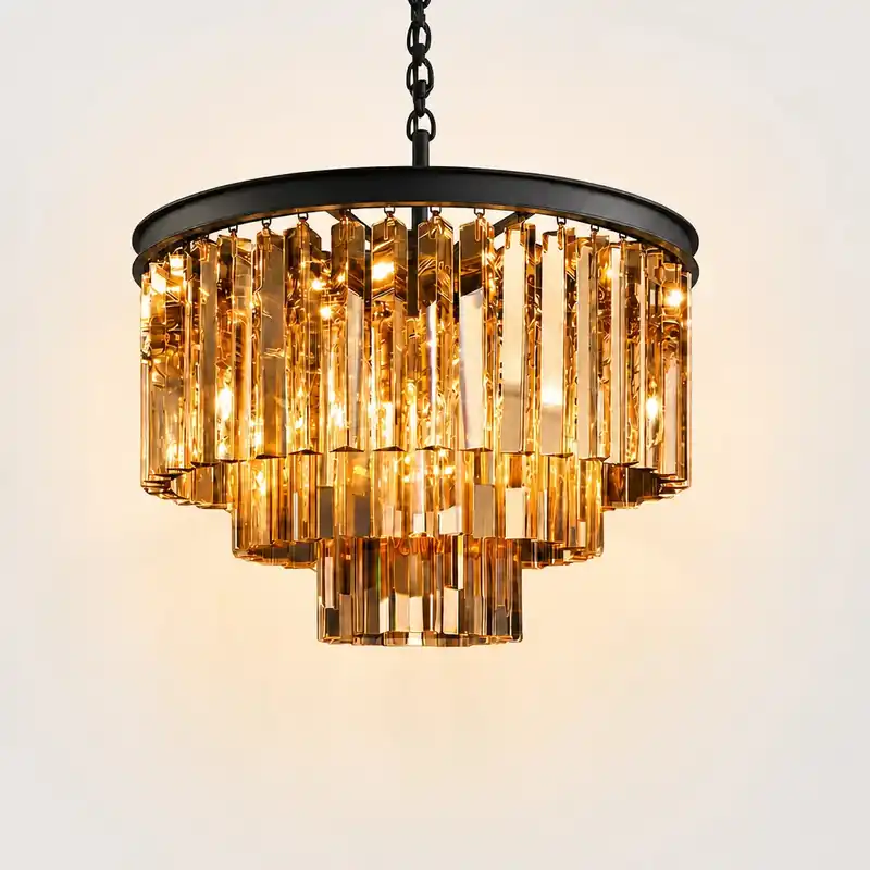 Lustre en cristal de luxe vintage Aeryvon