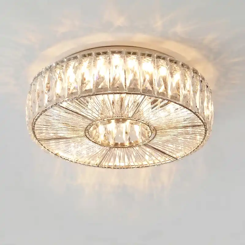 Mirko Moderne Luxe Circulaire Plafonnier en Verre