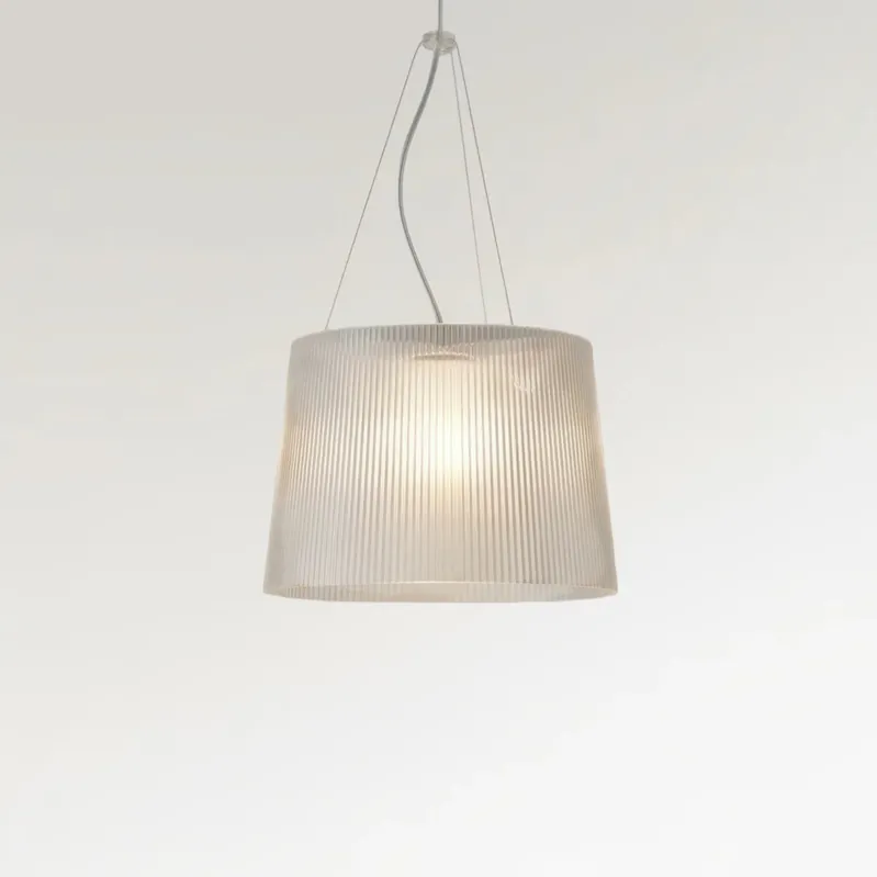 Lampe suspendue LED transparente Puralume