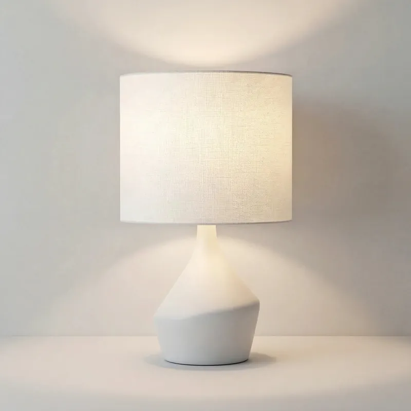 Lampe de table en céramique asymétrique moderne et minimaliste Lirael