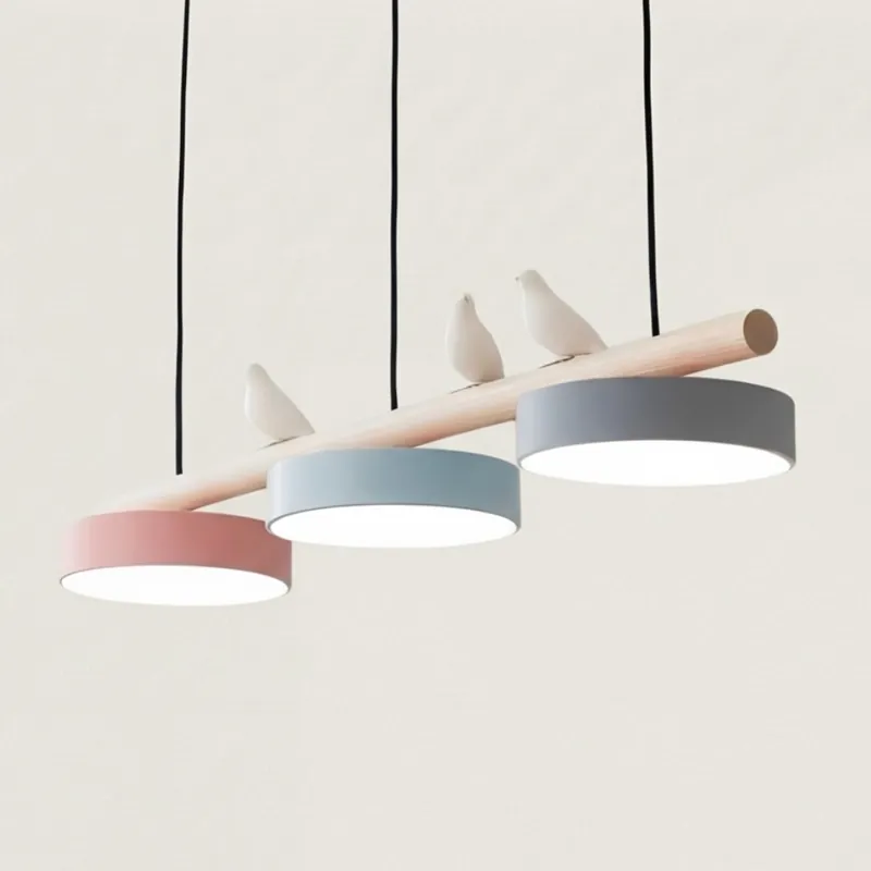 Suspension Mirielle Forme d'Oiseau Moderne
