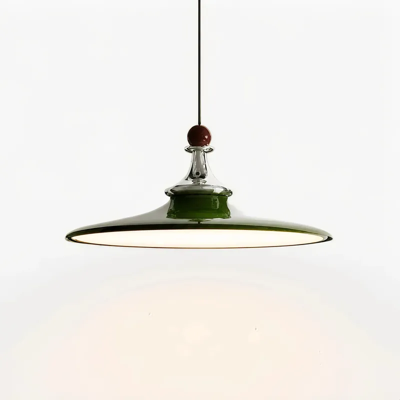 Suspension réglable en fer LED Kaelis style milieu du siècle