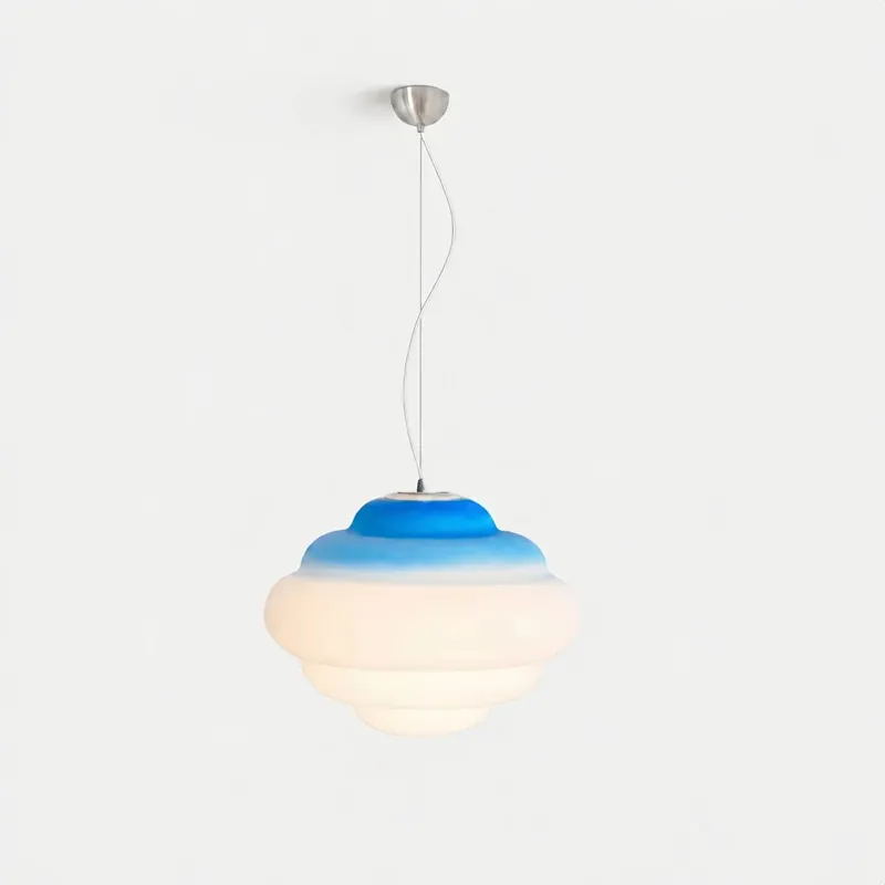 Suspension en verre Caelia Nordic en forme de nuage