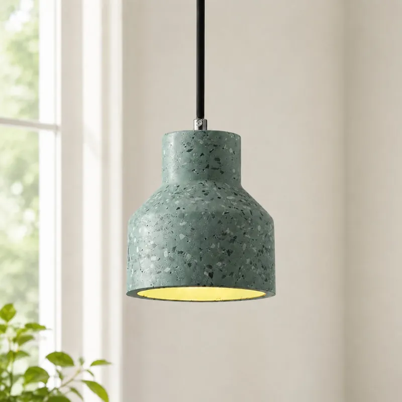 Suspension cylindrique en béton moderne Alden réglable