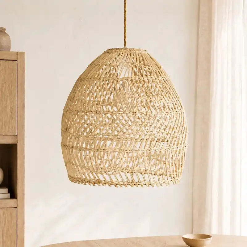 Geul Basket Rattan-Pendelleuchte