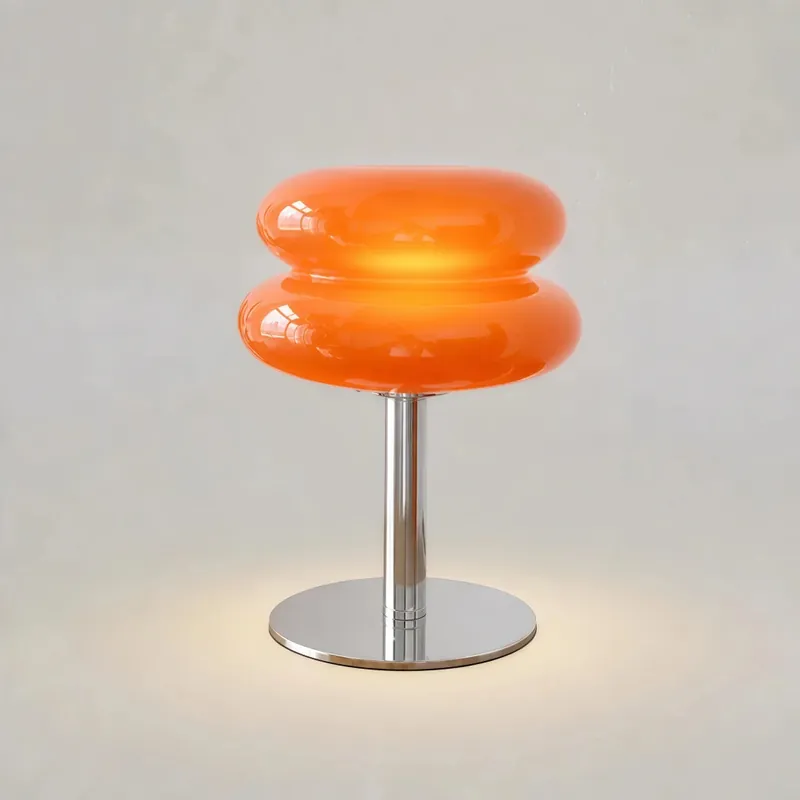 Finn Bauhaus Minimalistische Tischlampe aus Glas