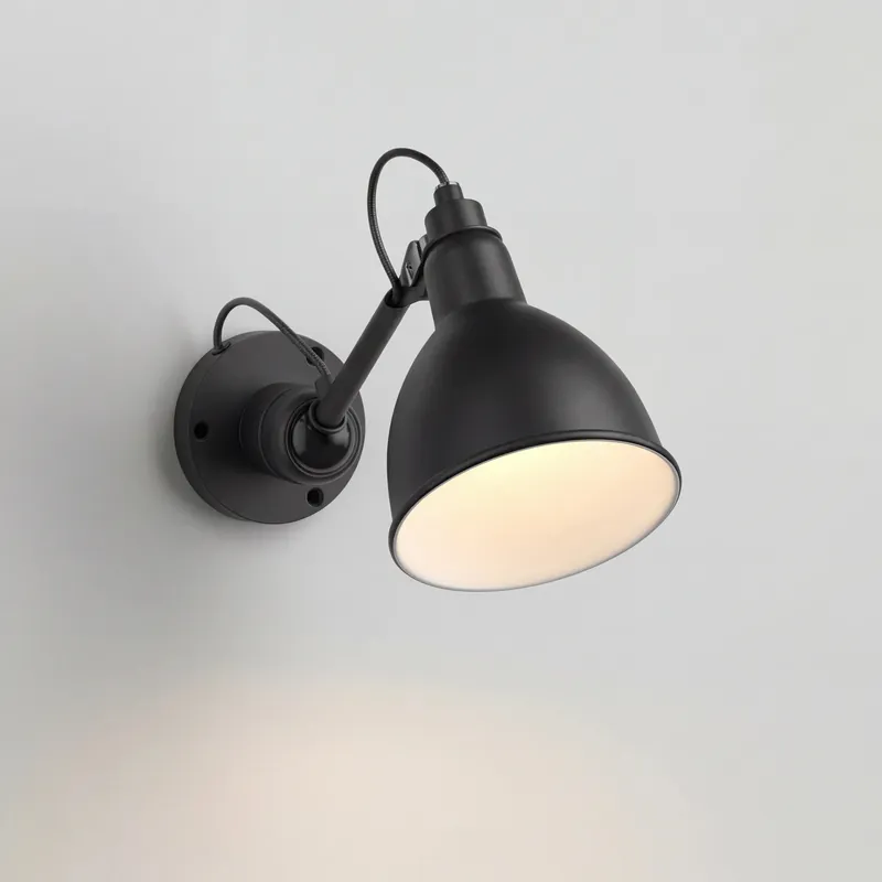 Rutina Industrielle Wandleuchte mit verstellbarem Arm