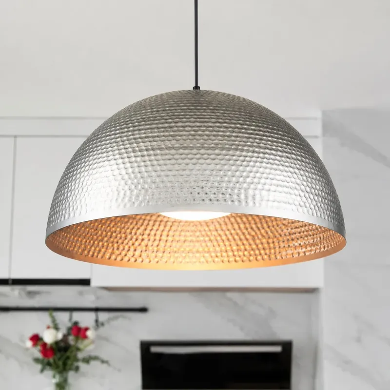 Tirian Industrial Dome Hammer Muster Pendelleuchte