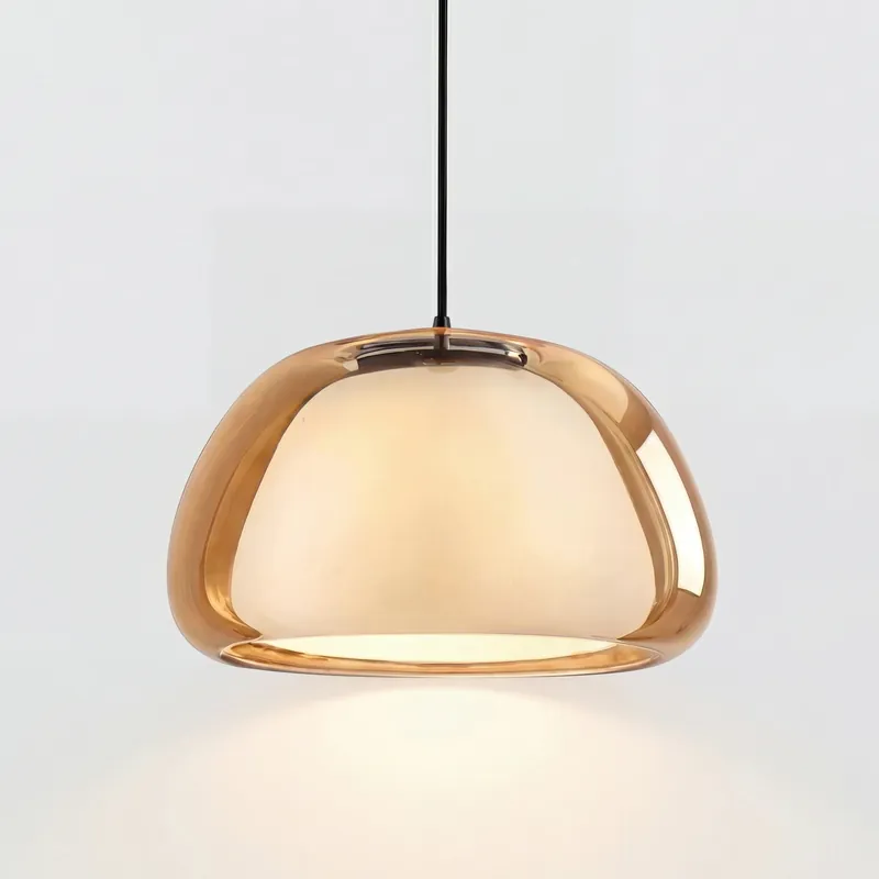 Zephyra Kristallkuppel Glas Pendelleuchte