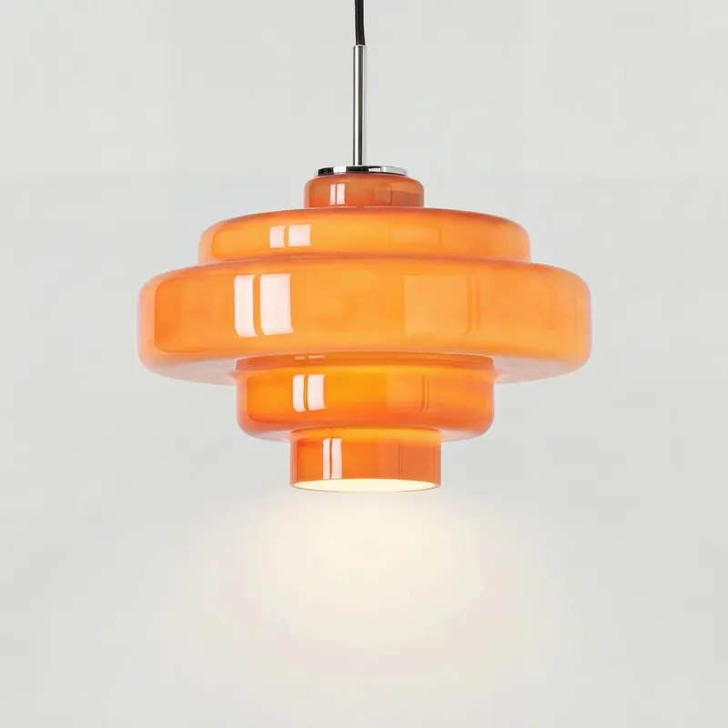 Valenra Macaron Orange Glas Pendelleuchte