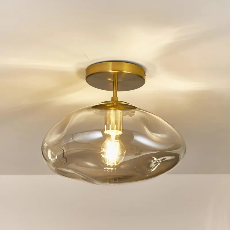 Triton Nordic Ovales Glas-Deckenlicht