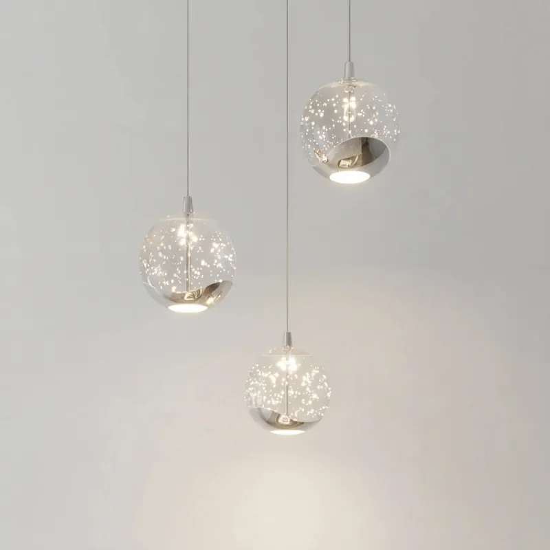 Isenrya Nordische Orb Glas Pendelleuchte