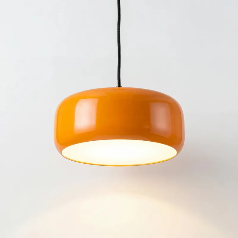 Orithen Moderner runder Glas-Pendelleuchte