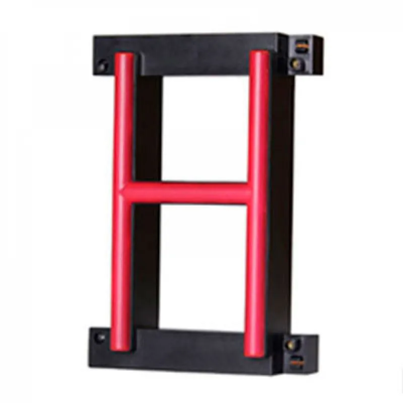 Bokstaven LED Neon H Bredd 97Mm Höjd 161Mm Bakgrund 38Mm