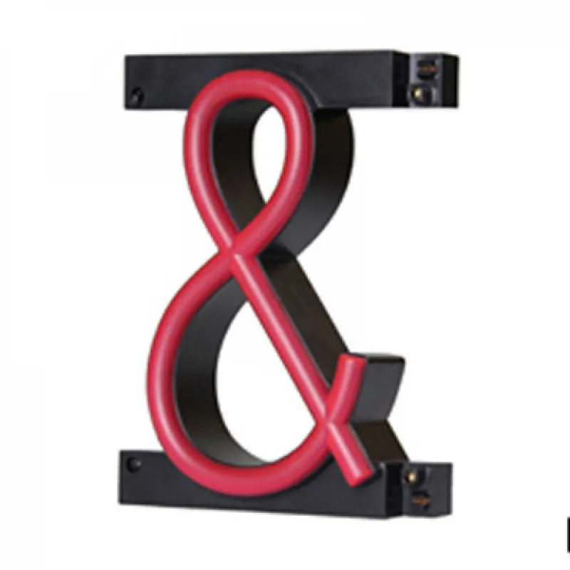 Symbol LED Neon & Bredd 108Mm Höjd 161Mm Bakgrund 38Mm