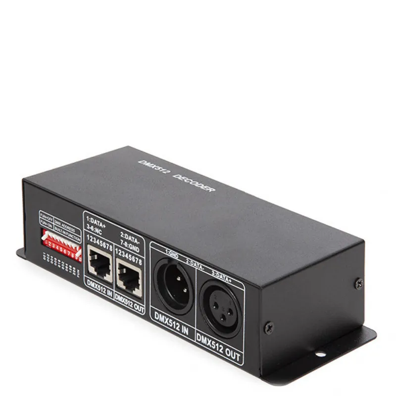 Avkodare DMX512 4 Kanaler
