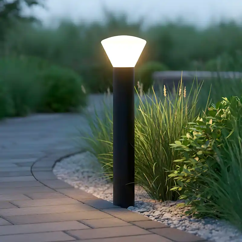 Balise LED extérieure « Sonsonate » 60 cm Balise LED extérieure « Digos » 100 cm, 5 W, 220 V CA, 3 000 K, noire