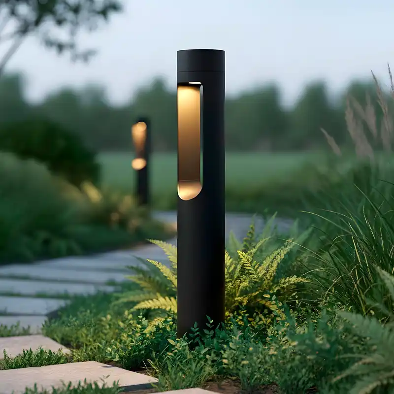 Balise LED extérieure « Medinipur » 60 cm, 10 W, 220 V CA, 3 000 K, noire