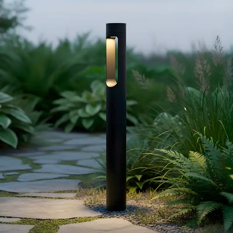 Balise LED extérieure « Fredericksburg » 90 cm, 10 W, 220 V CA, 3 000 K, noire