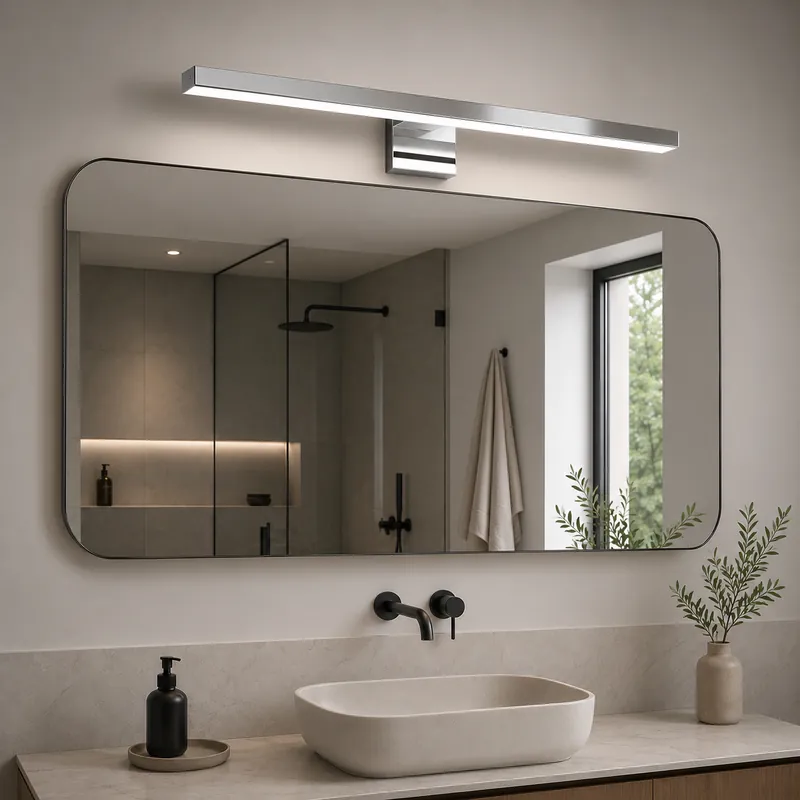 Éclairage de miroir LED 7 W CCT chromé