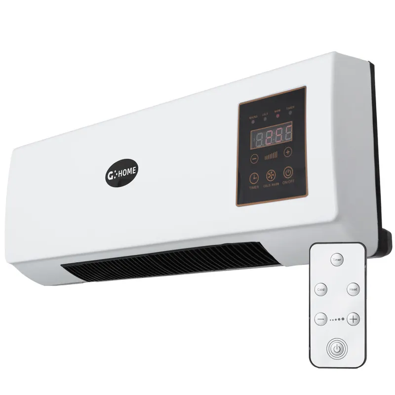 Aquecedor PTC + Ventilador 1500W Controle Remoto Branco