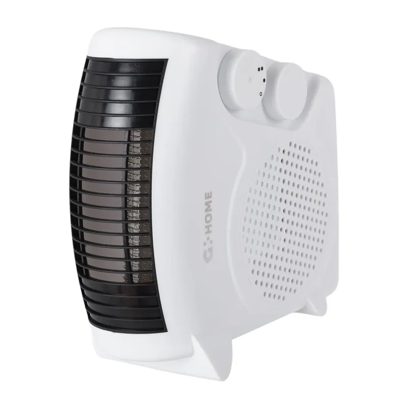 Aquecedor de Resistência + Ventilador 500W Branco