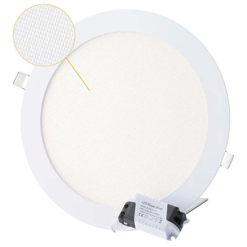 Painel LED 20W 2.000Lm Circular CCT (Tom de Luz Regulável) UGR17 40.000H