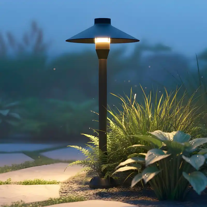 Farol LED exterior "Oldenburg" 54cm 7W 220VAC 3000ºK Preto