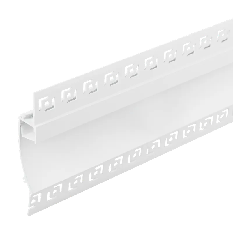 Profilo in Alluminio 2 Metri Integrazione Parete Intonaco/Pladur 18,5X15,5