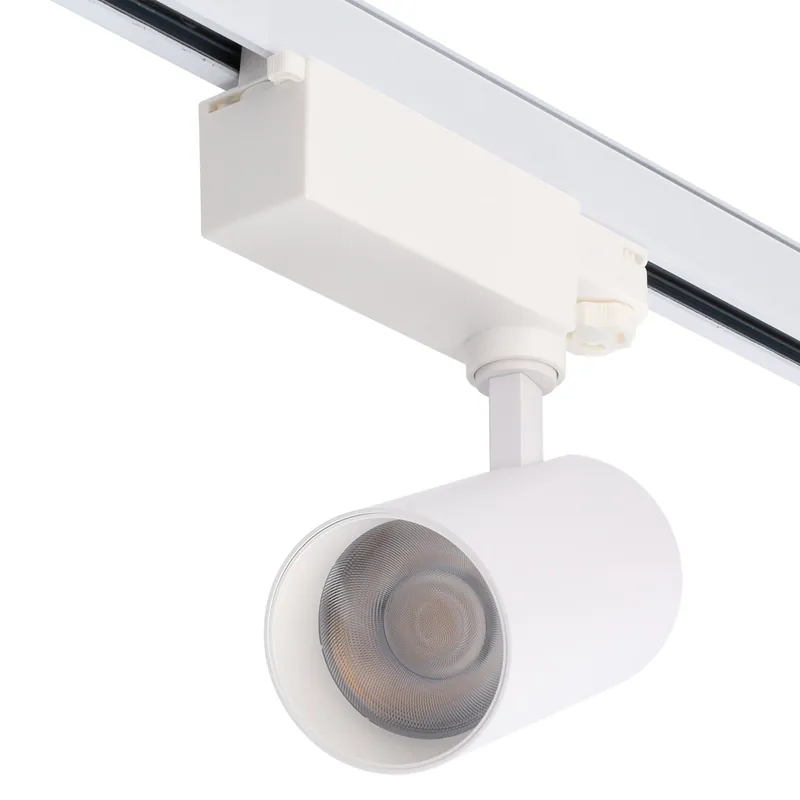 Faretto LED da binario 30W 90Lm/W CRI elevato (>95) 4000ºK Driver Lifud trifase 50.000 ore