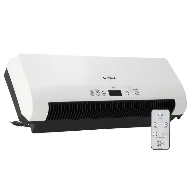 Riscaldatore PTC + Ventilatore 1600W Telecomando Bianco