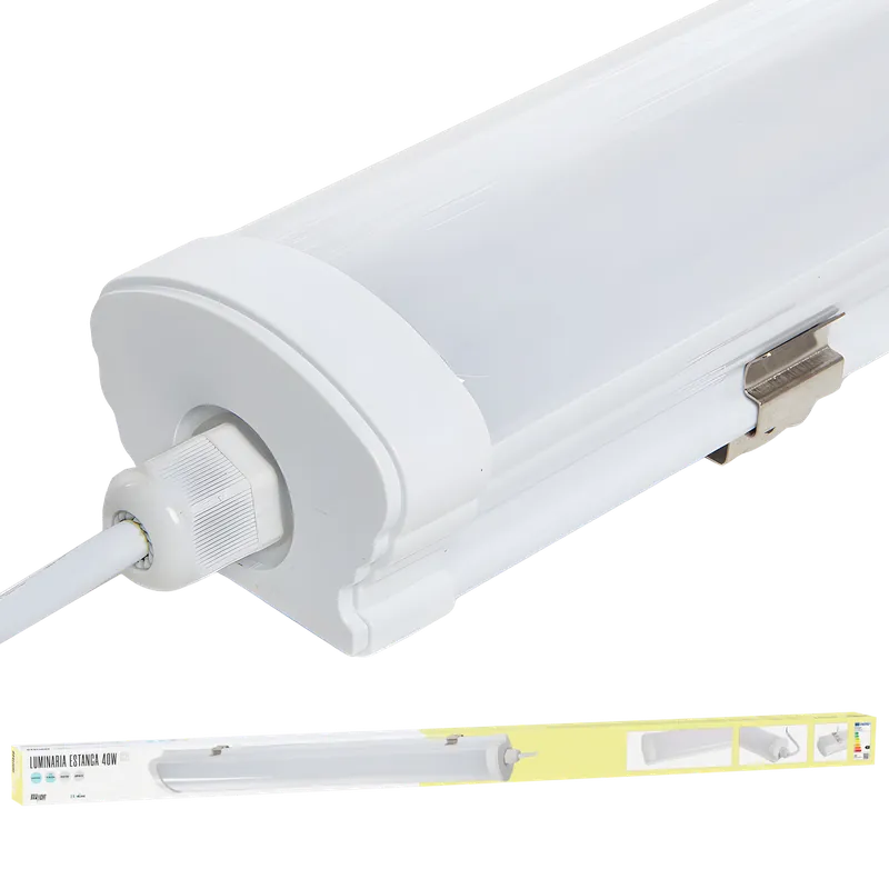 Apparecchiatura LED impermeabile 40W 3.600Lm 6000ºK 120Cm IP65 50.000H [BX3-WP-40W-1200-CW]