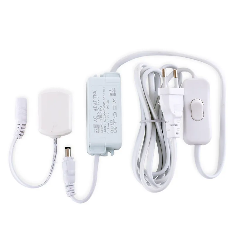 Driver Mini LED 220VAC/12VDC 15W Distribution Box 6 Way